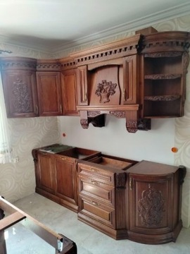 Kuchnie drewniane rzeźbione 