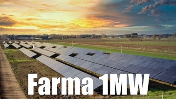 farma fotowoltaiczna PV moc 1 MW , 999 kwp , układ