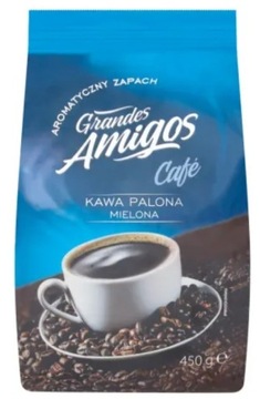 Grandes Amigos Café Kawa palona mielona 450 g