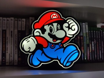 Ozdobna lampka LED Mario. Zasilanie USB.