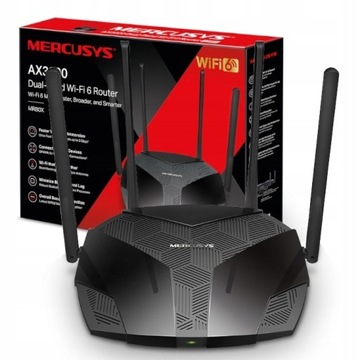 Router, Access Point Mercusys MR80X, AX3000 WiFi-6