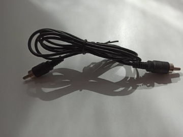 Kabel przewód 1xRCA RCA Cinch 1,1m