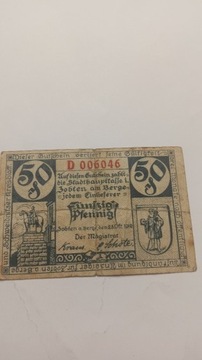50 Pfennig  1919 rok Niemcy 
