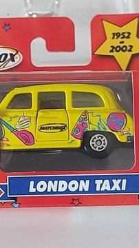 LONDON TAXI MATCHBOX URODZINY 1952-2002 ŻÓŁTA