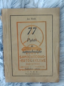 77 pytań o samochodzie Sitnik 1944 unikat 