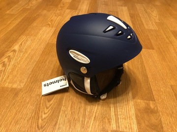 Kask narciarski Uvex hlmt 300 Visor, navyblue mat.