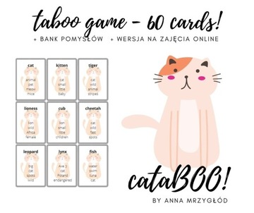cataBOO! - taboo - gra angielski świat przyrody
