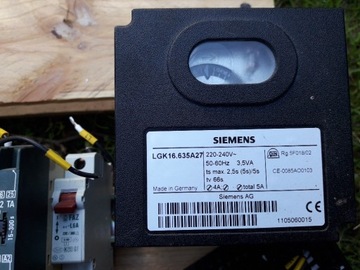 Siemens LGK16.635A27 Sterownik palnika gazowego