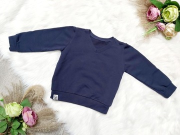 Bluza chłopięca granat w serek Royal Kids 104/110 