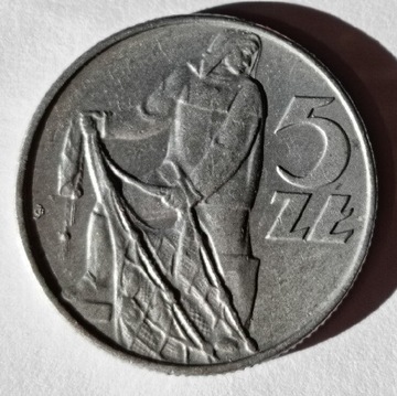 Moneta 5 zł 1973 rok