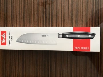 Fissler nóż duży Santoku 16,5cm X30Cr13