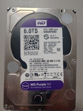 HDD WD Purple  6TB