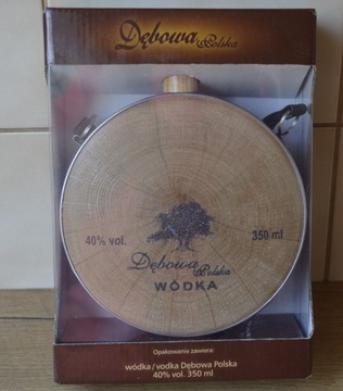 DĘBOWA POLSKA VODKA NA PASKU 350ml- Piersiówka !