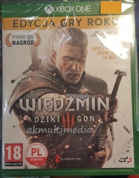 Wiedźmin 3 Dziki Gon Edycja Gry Roku XOne folia PL