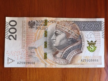 Banknot 200 zł kolekcjonerski