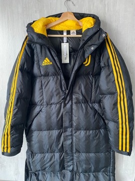 zimowy puchowy płaszcz Adidas Juventus HZ4964 r. M