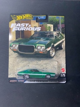 hot wheels premium 1972 Ford gran torino sport