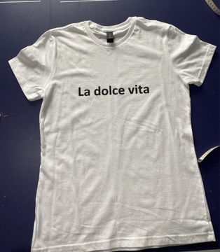 Nowy t-shirt La dolce vita