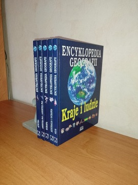 Encyklopedia geografii. Kraje i ludzie 5 tomów 