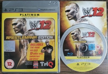 WWE 12 Wrestlemania Edition na PS3. Komplet. 