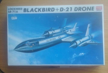 Model samolotu Blackbird+D-21 Drone skala 1:72 Academy 
