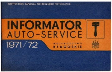 Książka PRL INFORMATOR AUTO-SERVICE 1971/2 FSO