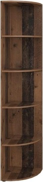 Vicco Półka narożna "Ecki", Drewno antyczne, 40 x 180 cm