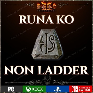 Diablo 2 Resurrected Runa Ko NON-LADDER NLD D2R