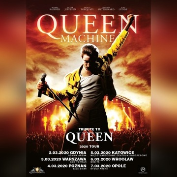 Queen Machine Warszawa 03.03 2 bilety