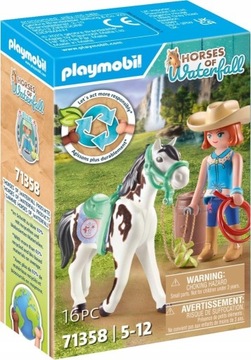 Playmobil ranczo Waterfall Ellie i Sawdust 71358