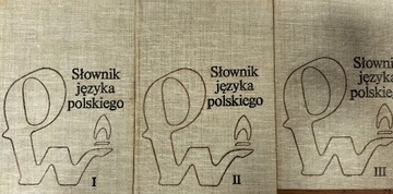 Słownik języka polskiego III tomy a-z