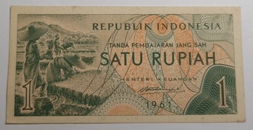 INDONEZJA 1 RUPIA 1961 #2