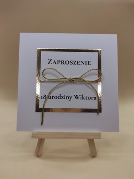 Zaproszenia na urodziny, osiemnastkę 