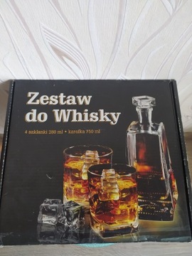 Zestaw do whisky szklanki karafka