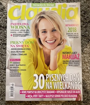 Claudia magazyn czasopismo miesięcznik 4/2018