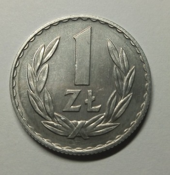 Moneta PRL 1 złoty 1974