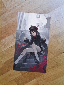 Plakat 21x29cm Genshin Impact anime manga unikat