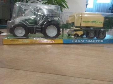 Traktor z przyczepą 