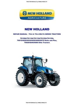 Instrukcja napraw New Holland TS100-TS135