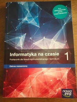 Podręcznik do liceum, I klasa