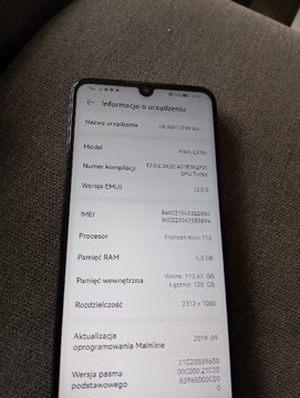 Smartfon Huawei P30 Lite stan bardzo dobry 