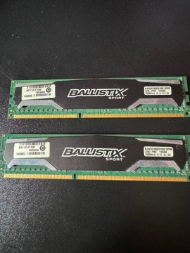 Pamięć Ballistix Sport, DDR3, 8 GB, 1600MHz, CL9