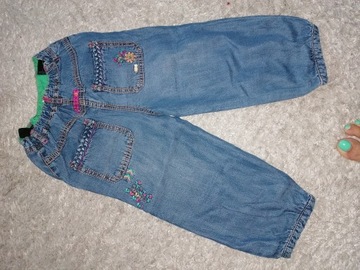 Spodnie jeans dla dziewczynki 86-92r 