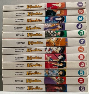 Kenshin manga komplet 1-12 Egmont UNIKAT