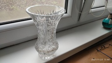 duży wazon kryształowy bdb