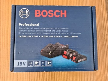 Bosch Professional zestaw start 18V 2Ah 18V 4Ah