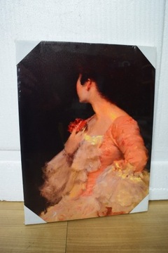 William Merritt - ,Portret damy '1890 reprodukcja 