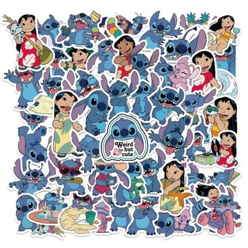 Naklejki Lilo i Stitch 51 szt