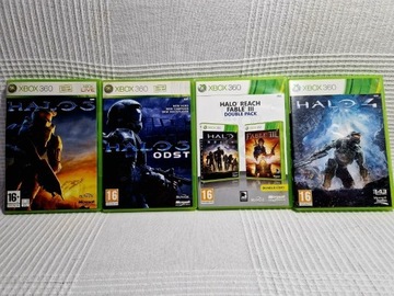 Gry XBOX 360: HALO (3, ODST, Reach, 4) & FABLE 3