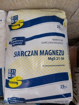 Siarczan magnezu 25kg przeciw brązowieniu igieł 